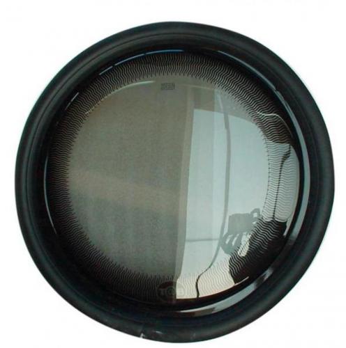 Carbest Bullauge starr inklusive Gummiprofil - Durchmesser: 362 Millimeter