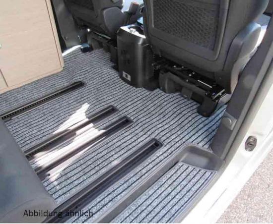 CBEST Teppich Wohnraum ohne Schienen, Citroen Campster, anthrazit