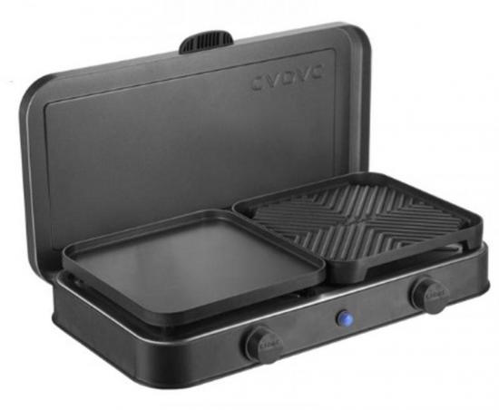 CADAC 2-Cook Pro Deluxe 2-Flamm-Kocher/Grill 50mbar, Piezo, 2 Grillplatten