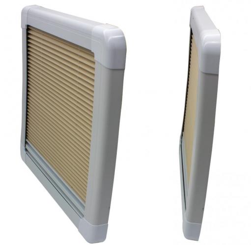 GipsyCamper  Innenrollo mit Insektenschutz Ausstellfenster W-5000R - Ma�e: Breite 600mm / H�he 450mm