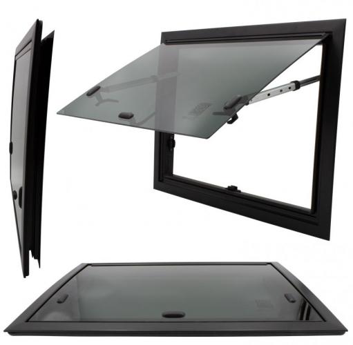 Ausstellfenster W5G-5000R Echtglas | GipsyCamper - Auswahl: 500mmx300mm