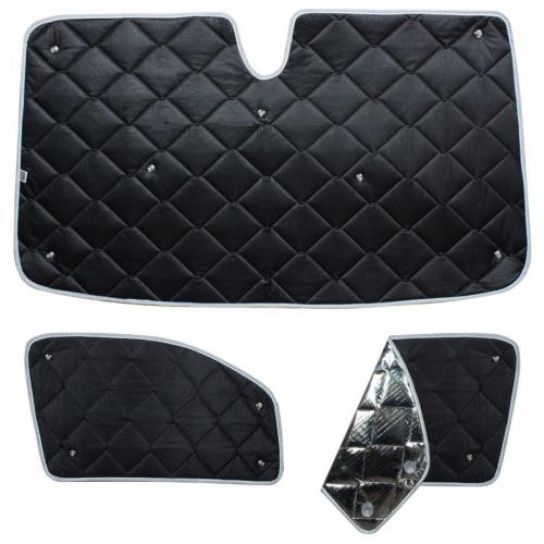 GipsyCamper Thermomatten Campster | Fahrerhaus - Farbe: Schwarz