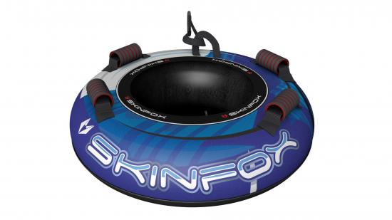 Skinfox Snowtube  100cm  - Blue-White Mix Profi Snow Tube Rodelreifen Schneereifen Rutschreifen