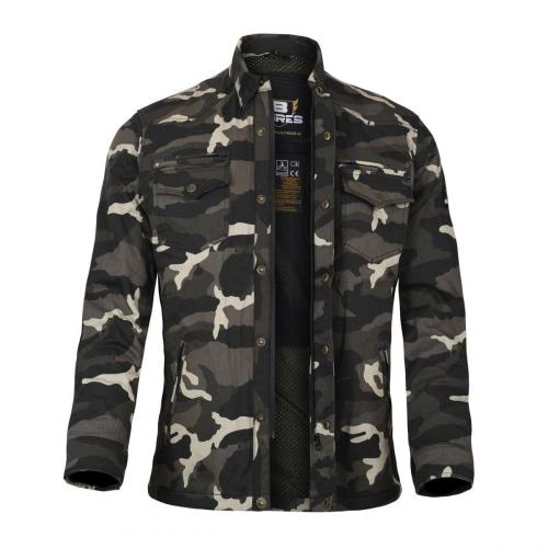 Bores Motorradhemd Damen Military Premium Level AA Dunkel Camouflage M