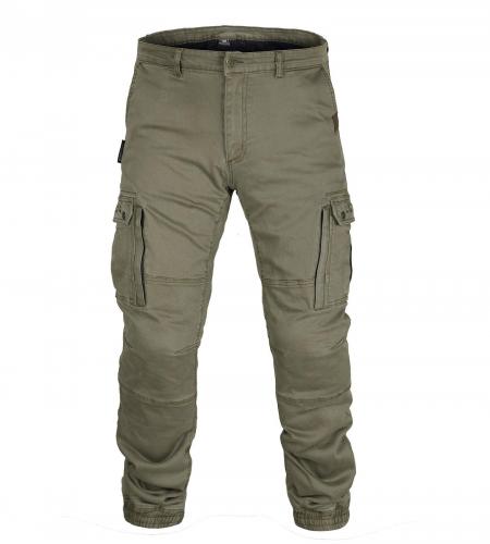 Bores Motorradhose Cargo F-Style Premium Plus Bikerhose Herren BORTEXX CE AAA oliv 40 Inch
