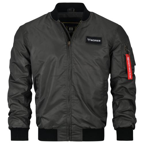 Bores Bomberjacke - Motorrad Fliegerjacke - Oliv CE Level AA geprft - S