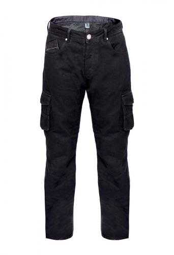 Bores Cargo Motorradjeans Herren CE Level AA gepr�ft Schwarz 40 Inch