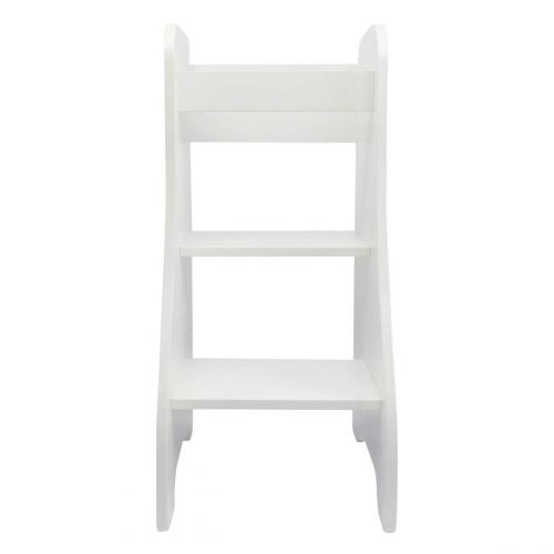Puckdaddy GmbH Puckdaddy Entdeckerturm Turmine 43x50x94cm Kinder Hochstand Holz Wei praktischer Kchenhelfer
