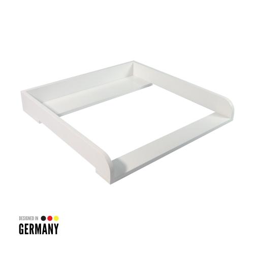Puckdaddy GmbH Puckdaddy Wickelaufsatz Lasse 80x11x80 cm aus Holz in Wei