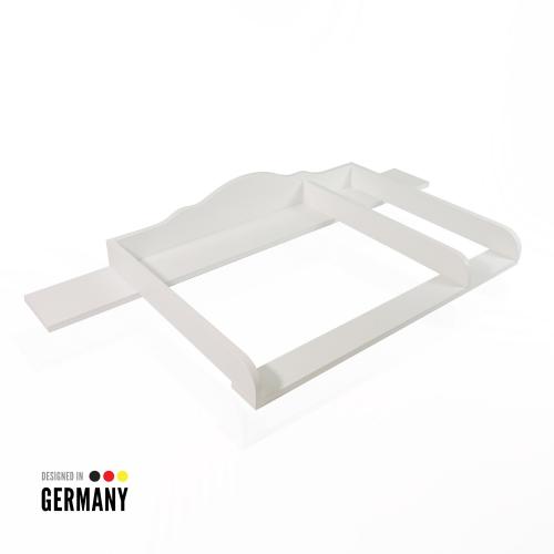 Puckdaddy GmbH Puckdaddy Wickelaufsatz Noah mit Blende 159,5x80x15 cm mit Trennfach fr IKEA Hemnes Kommoden