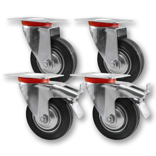 Nirox N1021 Transportrollen 4er Set - Gr��e: 75mm