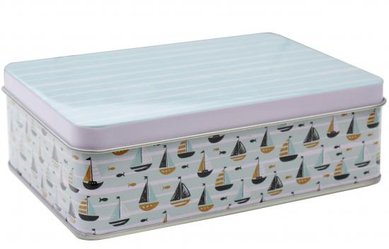 Teepalast Maritime rechteckige Teedose