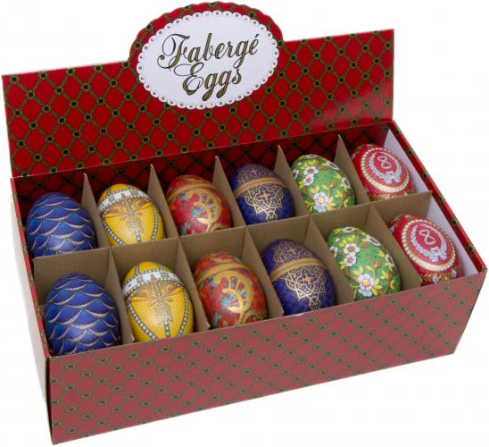 The Box Regal-Eier 6-fach sortiert - 24 Stk. Box